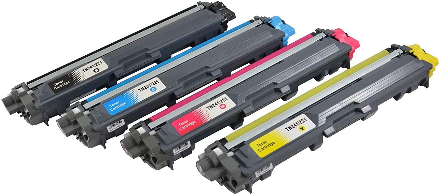 Brother TN241/TN261/TN221/TN251/TN281 Compatible Toner Cartridge Four Color Set - eBuy UAE